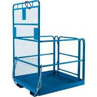 Nacelle &eacute;l&eacute;vatrice pour travail en hauteur, 48" x 48" x 72" h, Capacit&eacute; de 1000 lb, Acier Brunswick Fyr & Safety