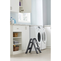 Escabeau repliable, 2 marches, 19-1/2" x 20-1/2" x Hauteur 22-3/4" Brunswick Fyr & Safety