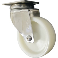 Roulette, Pivotant, 4" (101,6 mm), Nylon, 200 lb (91 kg) Brunswick Fyr & Safety