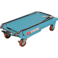 Heavy-Duty Hydraulic Scissor Lift Table, 27-1/2" L x 17-3/4" W, Steel, 330 lbs. Capacity MJ518 | Brunswick Fyr & Safety