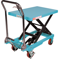 Heavy-Duty Hydraulic Scissor Lift Table, 32" L x 19-3/4" W, Steel, 660 lbs. Capacity Brunswick Fyr & Safety