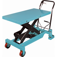Heavy-Duty Hydraulic Scissor Lift Table, 40" L x 20-1/8" W, Steel, 2200 lbs. Capacity MJ524 | Brunswick Fyr & Safety
