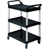Chariot de service, 3 tiers, 19" x 38" x 34", Capacit&eacute; 200 lb Brunswick Fyr & Safety