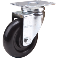 Caster, Swivel, 4" (101.6 mm), Polyolefin, 250 lbs. (113 kg.) Brunswick Fyr & Safety