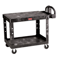Flat Shelf Heavy Duty Utility Cart - 4525-00, 2 Tiers, 25-7/8" x 33-3/10" x 43-9/10", 500 lbs. Capacity ML458 | Brunswick Fyr & Safety