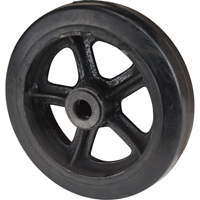 Mold-On Rubber Wheel, 8" (203 mm) Dia. x 2" (51 mm) W, 400 lbs. (181 kg.) Capacity ML813 | Brunswick Fyr & Safety