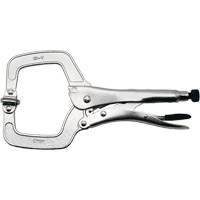 Super Heavy-Duty Locking C-Clamp with Swivel Pad, 11" (279 mm) Capacity Brunswick Fyr & Safety