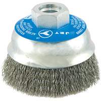 Brosse boisseau &agrave; fils cr&ecirc;p&eacute;s en acier inoxydable Brunswick Fyr & Safety