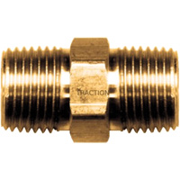 Mamelon hexagonal, Laiton, 3/8" x 1/4", NPT x NPT Brunswick Fyr & Safety