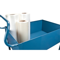 Deep Lipped Service Cart, 2 Tiers, 24" W x 47" H x 36" D, 1200 lbs. Capacity Brunswick Fyr & Safety