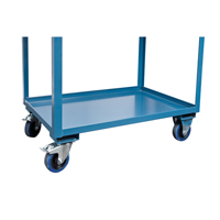 Mobile Service Cart, 2 Tiers, 24" W x 57" H x 40" D, 1200 lbs. Capacity Brunswick Fyr & Safety