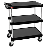 myCart Utility Cart, 3 Tiers, 16" x 35-1/2" x 27", 400 lbs. Capacity Brunswick Fyr & Safety