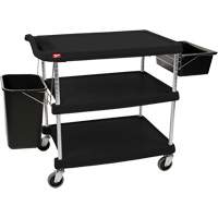 myCart Utility Cart, 3 Tiers, 20" x 35-1/2" x 30", 400 lbs. Capacity Brunswick Fyr & Safety