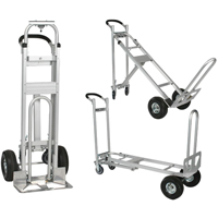 Three-Position Spartan III Convertible Hand Truck, Aluminum, 750 lbs. Capacity Brunswick Fyr & Safety