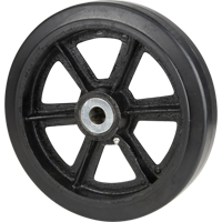 Mold-On Rubber Wheels, 6" (152.4 mm) Dia. x 2" (50.8 mm) W, 500 lbs. (226.796 kg.) Capacity MN696 | Brunswick Fyr & Safety