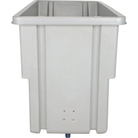 Tilt Truck, Polyethylene, 0.625 cu. yd., 500 lbs. Load Capacity Brunswick Fyr & Safety