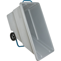 Tilt Truck, Polyethylene, 0.625 cu. yd., 850 lbs. Load Capacity Brunswick Fyr & Safety