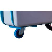 Chariot basculeur en acier, Poly&eacute;thyl&egrave;ne, 0,625 vg³, Capacit&eacute; de charge de 850 lb Brunswick Fyr & Safety