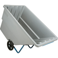 Tilt Truck, Polyethylene, 1.1 cu. yd., 1250 lbs. Load Capacity Brunswick Fyr & Safety