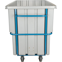 Tilt Truck, Polyethylene, 1.1 cu. yd., 2000 lbs. Load Capacity Brunswick Fyr & Safety