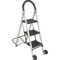 Step Stool Ladder, 3 Steps, 20" x 18" x 38-1/2" High Brunswick Fyr & Safety