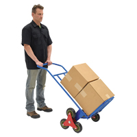 Stair Climbing Hand Truck, Steel Frame, 24" W x 45-3/4" H, 300 lbs. Capacity Brunswick Fyr & Safety