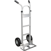 Knocked Down Hand Truck, Dual Handle, Aluminum, 50-5/8" Height, 500 lbs. Capacity Brunswick Fyr & Safety