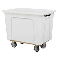 Caisson, Poly&eacute;thyl&egrave;ne blanc, 35" lo x 24" la x 30" h, Volume 10 pi³, Capacit&eacute; 450 lb Brunswick Fyr & Safety