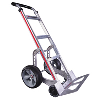 Self-Stabilizing Hand Truck, Continuous Handle, Aluminum, 55'' Height, 500 lbs. Capacity Brunswick Fyr & Safety