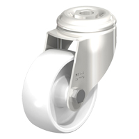 Roulette en nylon acier inoxydable, Pivotant, Diam&egrave;tre 3-1/8" (79,5 mm), Capacit&eacute; 265 lb (120 kg) Brunswick Fyr & Safety