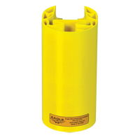Polyethylene Rack Guard, 5" W x 6" L x 8" H, Yellow Brunswick Fyr & Safety