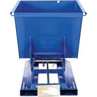 Self-Dumping Hopper, Steel, 1/2 cu.yd., Blue MO920 | Brunswick Fyr & Safety