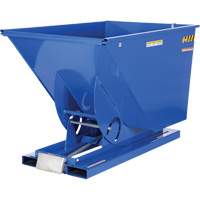 Self-Dumping Hopper, Steel, 1-1/2 cu.yd., Blue MO923 | Brunswick Fyr & Safety
