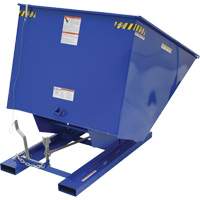 Self-Dumping Hopper, Steel, 2 cu.yd., Blue MO924 | Brunswick Fyr & Safety