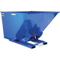 Self-Dumping Hopper, Steel, 2-1/2 cu.yd., Blue MO925 | Brunswick Fyr & Safety