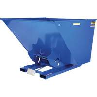 Self-Dumping Hopper, Steel, 2-1/2 cu.yd., Blue MO925 | Brunswick Fyr & Safety
