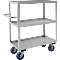 Industrial Grade Shelf Cart, 3 Tiers, 18-1/8" W x 47" H x 42" D, 1200 lbs. Capacity Brunswick Fyr & Safety