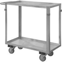 Industrial Grade Shelf Cart, 2 Tiers, 16-3/4" W x 34" H x 36-7/16" D, 600 lbs. Capacity Brunswick Fyr & Safety