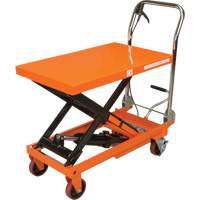 Hydraulic Scissor Lift Table, 32" L x 19-3/4" W, Steel, 660 lbs. Capacity MP006 | Brunswick Fyr & Safety