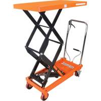 Hydraulic Scissor Lift Table, 35-3/4" L x 19-3/4" W, Steel, 770 lbs. Capacity MP007 | Brunswick Fyr & Safety