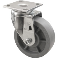 Emaxx Caster, Swivel, 4" (101.6 mm), Envirothane, 1000 lbs. (453.6 kg.) Brunswick Fyr & Safety