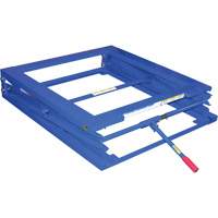Support de palette ajustable, 42-1/2" lo x 40" la, Capacit&eacute; 5000 lb Brunswick Fyr & Safety