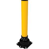 SlowStop<sup>®</sup> Flexible Rebounding Bollard, Steel, 42" H x 6" W, Yellow MP185 | Brunswick Fyr & Safety
