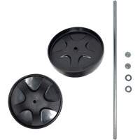 Trousse de roues et axe pour chariot de nettoyage Brunswick Fyr & Safety