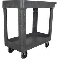 Chariot utilitaire pour l'entretien, 2 tiers, 16-1/2" x 32-1/2" x 34-1/2", Capacit&eacute; 550 lb Brunswick Fyr & Safety