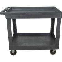 Chariot utilitaire pour l'entretien, 2 tiers, 24-5/8" x 32-1/2" x 40", Capacit&eacute; 550 lb Brunswick Fyr & Safety