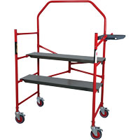 Buildman Portable Scaffold, 40-5/8" D x 4' H Brunswick Fyr & Safety