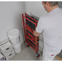 Buildman Portable Scaffold, 40-5/8" D x 4' H Brunswick Fyr & Safety