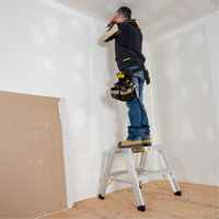 Portable Work-Stand Saw Horse, Aluminum Frame, 12-1/4" D x 24" H Brunswick Fyr & Safety