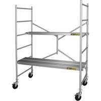 Portable Alu Series Scaffold, Aluminum Frame, 29" D x 72" H Brunswick Fyr & Safety